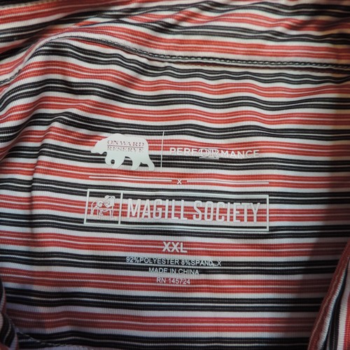 Onward Reserve Performance Magill Society UGA Georgia Bulldogs Polo Shirt XXL - 第 6/10 張圖片