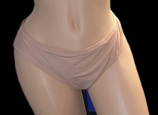 J. Crew Beige Stretch Silky Swimsuit Bikini Bottoms Womens L NOS - Image 2 of 4