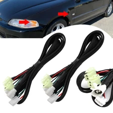 For Honda Civic Acura EG DC EK JDM Side Marker Fender & City Lights Harness Set