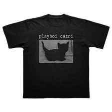 Playboi Catri Black Cat Tee T-Shirt WLR Album Tour Merch - All Sizes