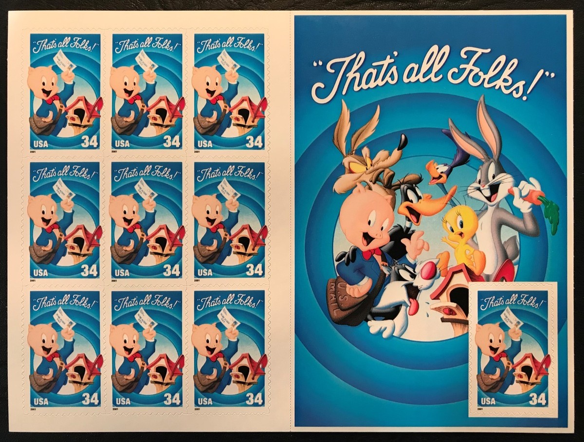 ALL 5 LOONEY TOONS SHEETS COMPLETE SET #3137 3204 3306 3391 3534