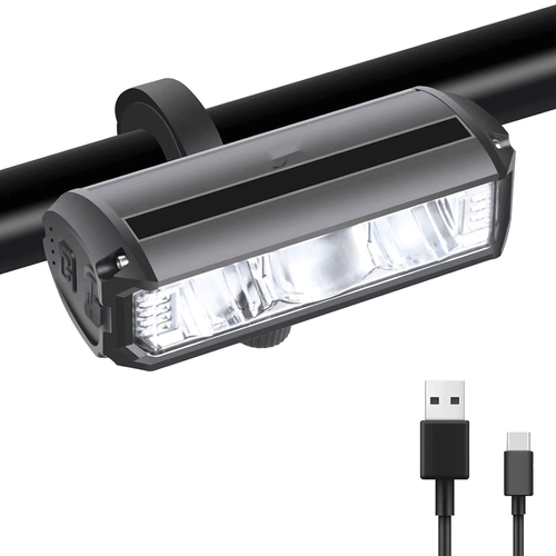 Superhelles LED Fahrradlicht Wasserdicht USB Wiederaufladbar Fahrrad Frontscheinwerfer - Bild 1 von 14