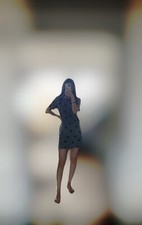 McQ Velour Swallow Bird Print Tshirt Dress Alexander McQueen Grey&black 