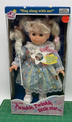 1998 Lovee s Twinkle Twinkle Little Star Singing & Twinkling  Doll NIB WORKS!