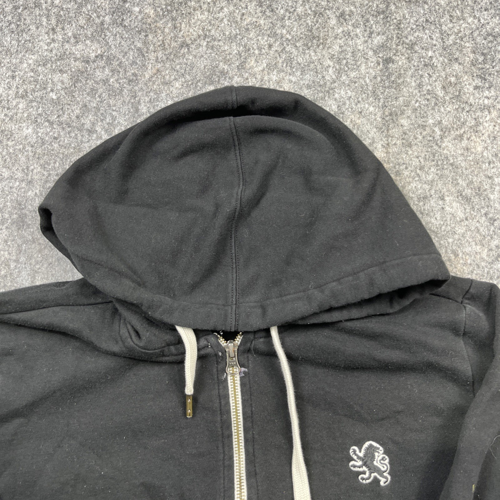 Express Men’s Black Basic Essentials Zip Up Small… - image 4