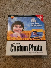 Corel Custom Photo Special Edition for Windows 95 98 NT. Case Broken