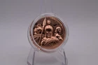 50g copper SPARTA Bronze Round Medal in Capsule Roman Soldier & Chariot Design