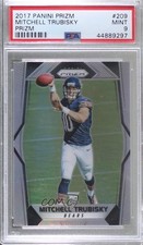 2017 Panini Prizm Rookies Silver Prizm Mitchell Trubisky #209 PSA 9 MINT 02zh