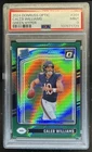 2024 Panini Donruss Optic Caleb Williams Green Hyper Rated Rookie #201 PSA 9
