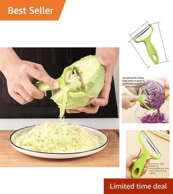Effortless Vegetable Shredder - Ergonomic Design & Sharp Stainless Steel Blades