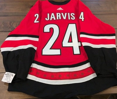 Team Issued Seth Jarvis Carolina Hurricanes Authentic Adidas MiC