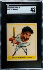 1938 Goudey Heads Up #250 Joe DiMaggio RC Rookie SGC 4 VG-EX