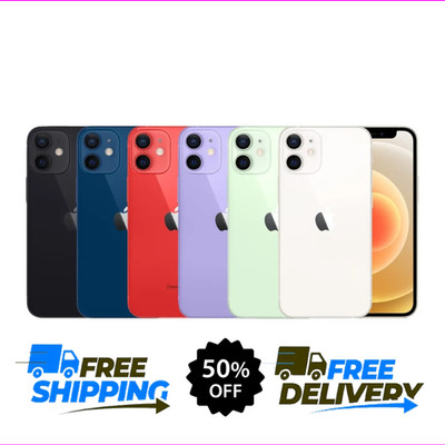 Apple iPhone 12 64GB T-Mobile - Black, Blue, Green - Free Shipping & Returns!