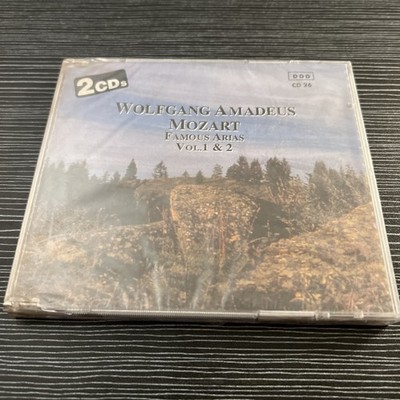 Germany RARE 2 CD brand new pack Wolfgang Amadeus Mozart Famous Arias Vol 1 & 2