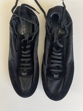 $995 Prada Collapse Re-nylon and Suede Snakers Black Men Size 44 US 11