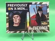 2025 Topps Finest X-Men '97 X-Cutioner Previously on X-Men #PO-15