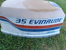 Evinrude 35HP Outboard Motor Cowling  Engine   Used