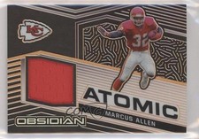 2021 Obsidian Atomic Material Electric Etch Orange 67/75 Marcus Allen HOF 6r6