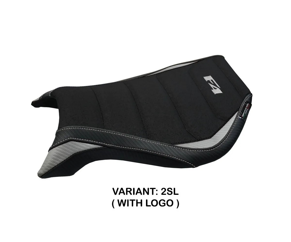 Seat saddle cover Yuza Ultragrip Silver (SL) TPZ MV AGUSTA F4 1999 2009 tl