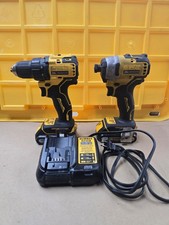 DeWalt DCD708 1/2" Drill/Driver DCF809 1/4"IMPACT Driver W/Battery DCB107 12/20V