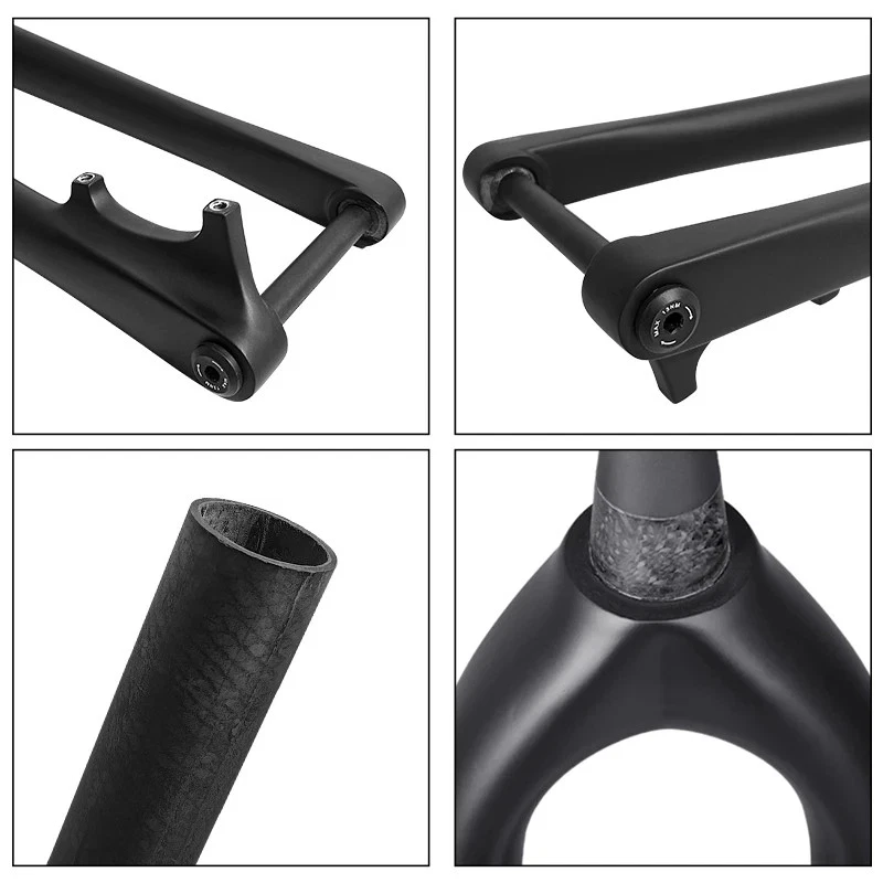 Horquilla de carbono completa 110*15 mm 29er horquilla de bicicleta de montaña 29" pulgadas freno de disco cónico Foto 4 de 4