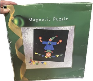 VTG 1998 MAGNETIC PUZZLE DAYTON HUDSON CO LEARNING EDUCATIONAL CREATIVE IMAGINE