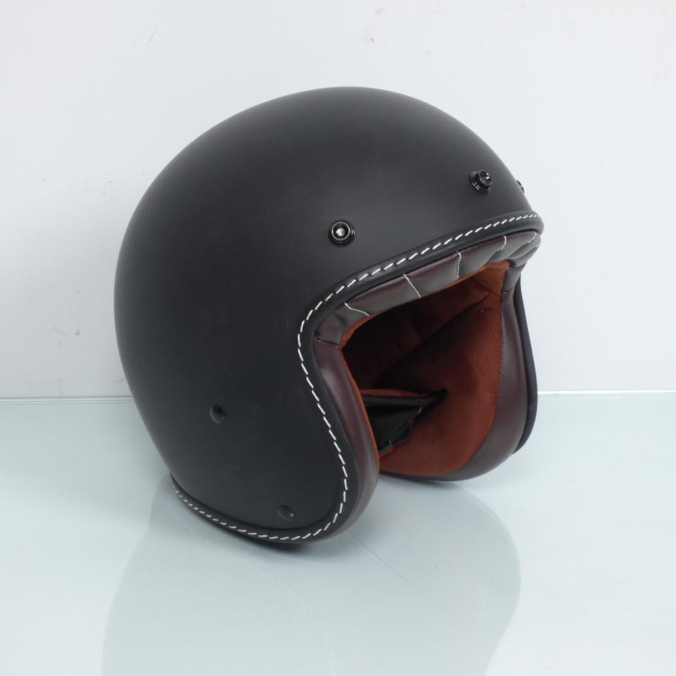 Casque Jet Torx Sunday Noir Mat XS : fini le manque de confort en custom