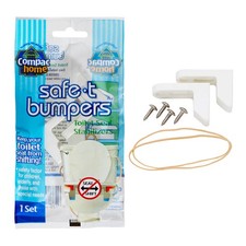 Compac Home Toilet Seat Stabilizers Safe T Bumpers Lock Moving or Wobbly Seats