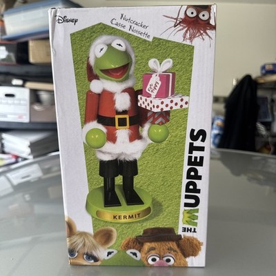Kermit the Frog Nutcracker DISNEY 10 Inch   Kurt S Adler  NEW IN BOX!