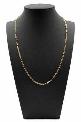 Designer Dean Davidson Gold Tone 2.6mm Paperclip Necklace 20''