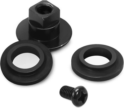 Rear Window Latch Bolt Nut Screw Replacement for Cab Glass Quarter, Fit Black