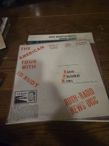 "The American Tour With Ed Rudy"  Beatles LP Vinyl Albums VG Vinyl + Cover