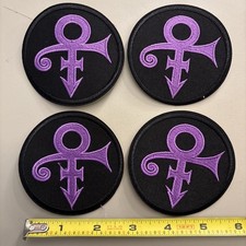 4 Pc Lot - Prince The Artist Iron on patches Love / Symbol Rock / Music / Pop