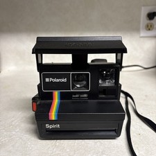 Polaroid Sun 600 Spirit Instant Film Land Camera Rainbow Stripe
