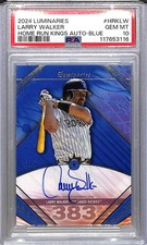 2024 Topps Luminaries Home Run Kings Blue #HRK-LW Larry Walker PSA 10 GEM MINT A