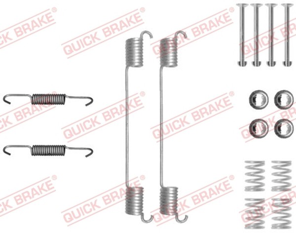 Quick Brake ZubehöRsatz Bremsbacken 105-0048 FüR Ford Nissan Ecosport Ecoboost-image