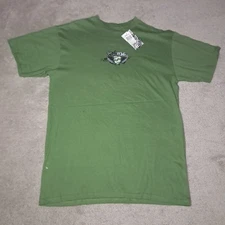 Y2K Billabong Surf T-shirt Mens Large Green Winged Spellout Logo