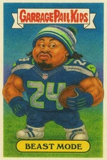 MARSHAWN LYNCH BEAST MODE GARBAGE PAIL KIDS ## BUY 5 GET 1 FREE ## or 30% OFF 12