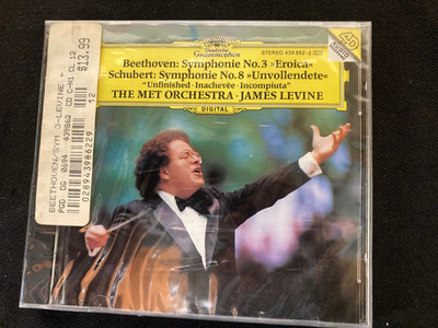 BEETHOVEN 3 SCHUBERT 8 LEVINE MET ORCHESTRA SEALED DEUTSCHE GRAMMOPHON