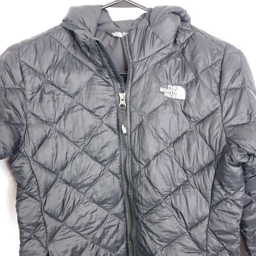 Abrigo North Face Niñas 14 16 Thermoball Capucha Acolchado Cremallera Completa Agujeros para Pulgar - Imagen 2 de 12