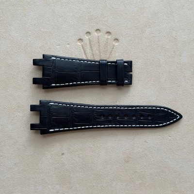 OEM 26mm Ulysse Nardin Executive Skeleton Tourbillon Blue Watch Strap