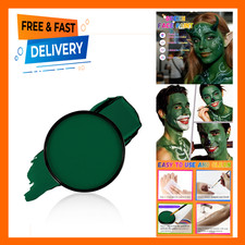 Water Based Green Face Paint for Halloween, Vibrant and Fast-Drying 1.06 oz