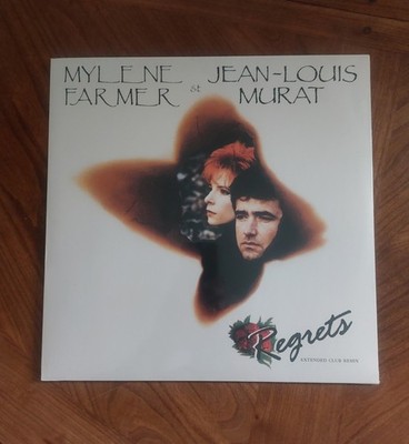 Maxi 45T Regrets Mylène Farmer Et Jean-louis Murat, Extended Club Remix 2018