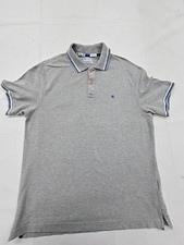 Champion Gray Mens Short Sleeve Polo Shirt Medium Regular Fit