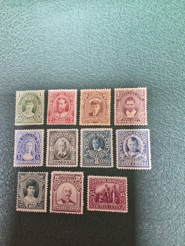 CANADA NEWFOUNDLAND 104-14 COMPLETE SET HINGED / HR CV $368 SEE