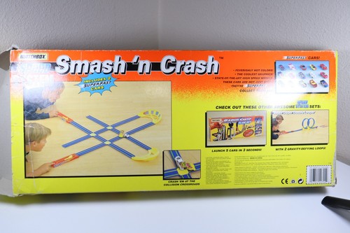 1995 Matchbox speed system smash n crash set- Missing Parts - Picture 2 of 3