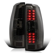 Smoke Fits 2007-2012 Chevy Avalanche Led Tail Lights Brake Lamps Left+Right