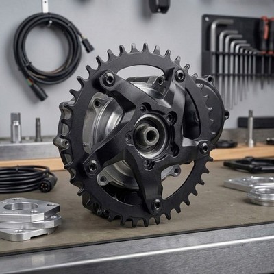 40T Stahl Kettenblatt Rad für für Bafang für BBS03 M615 M625 9mm Offset