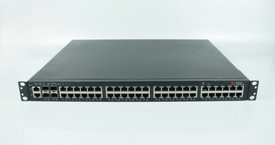 Brocade ICX-6450-48P 48 Port RJ-45 PoE+ 4x SFP+ Managed Gigabit Switch Rack Ears