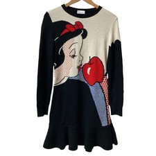 RED VALENTINO Disney collaboration Snow White knit dress size S black Women USED